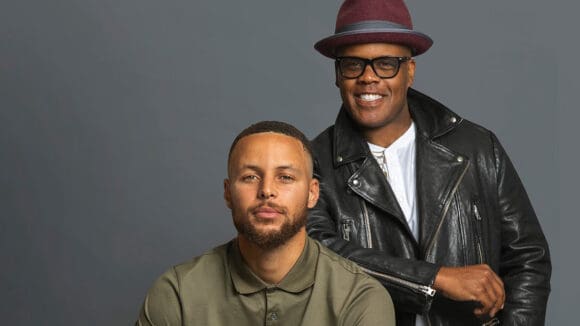 Stephen Curry and Erick Peyton