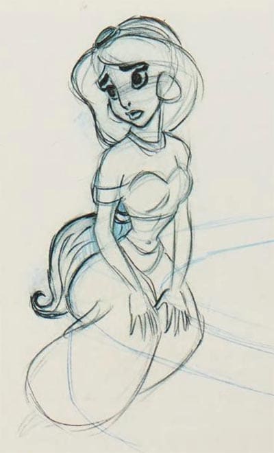Jasmine drawing by Mark Henn